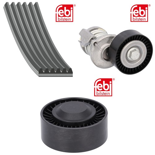 Aux belt kit ribbed - kit, (v-ribbed
