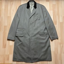 Lipman And Sons Covert Coat Size 48R Pure New Wool Moon Brown Jacket XXL