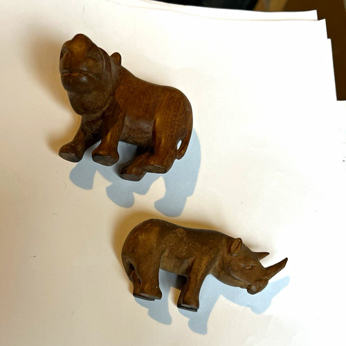 Vintage miniature hand carved - vintage,