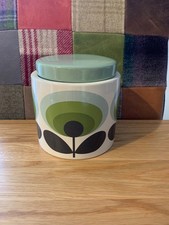 Orla Kiely green stem 70’s flower Ceramic Storage Jar. *CHECK OUT MY OTHERS*