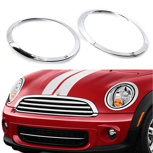 Chrome 2pcs headlight trim - headlight,