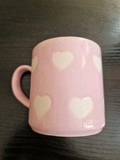 Hearts Pink Tea Coffee Mug.