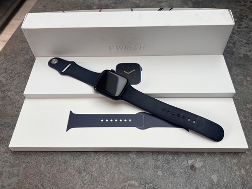 Apple watch series 44mm blue - watch,
