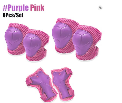 6pcs kids knee pads and - 6pcs,