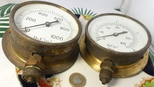 PRESSURE GAUGE X2 GAUGES LBS