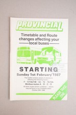 Bus Coach Timetable Provincial