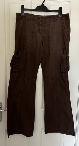 Cherokee brown wide leg cargo - brown,