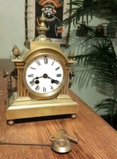 19th C. French Brass Mantle