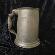 Vintage yeoman pewter tankard - vintage,