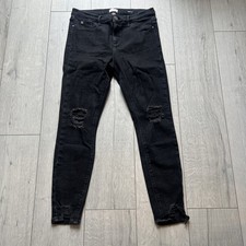 river island molly jeans black