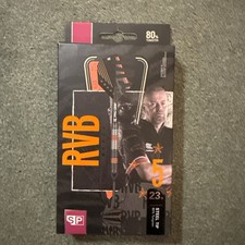 Raymond Van Barneveld RVB 80% Black Swiss Point Steel Tip Darts by Target 23g