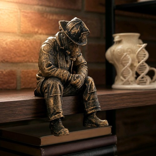 Sad fireman fire - fire, fighter