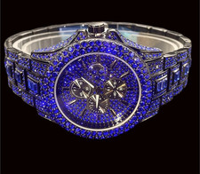 Luxury Red Diamond Watch Men