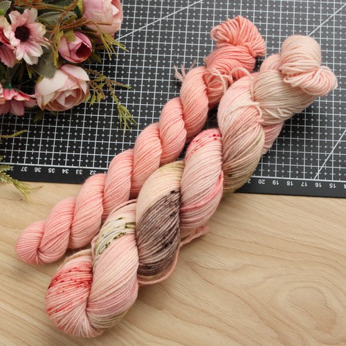 Hand dyed merino wool - hand,