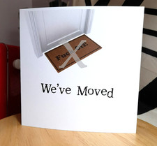 We've Moved F*** Off Door Mat Add your new address inside if you want to! 14.4cm