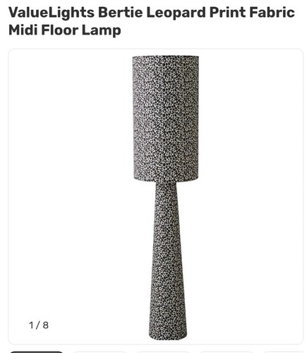 Leopard print fabric midi - print,