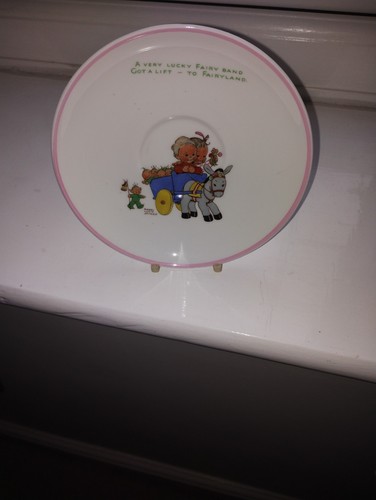 Shelley nurseryware saucer - nurseryware,