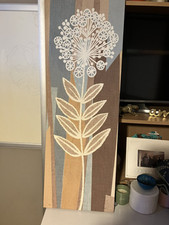 Pretty Flower Canvas In Blue, Beige, Brown  Colours From Ikea