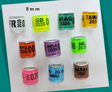 2026 Multicolor 8mm Bird Foot