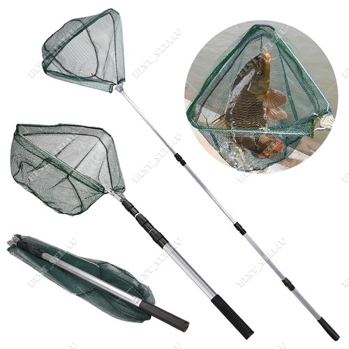 Landing net telescopic folding - telescopic,