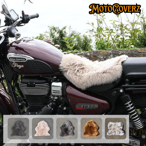 Motorcycle long wool sheepskin - long,