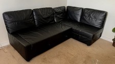 IKEA Friheten Black Corner Sofa Bed  And Storage with 5 Cushions