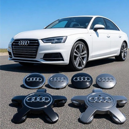 Audi alloy wheel - alloy, caps