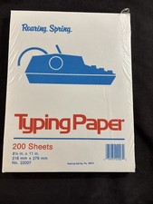 Roaring Spring Typing Paper