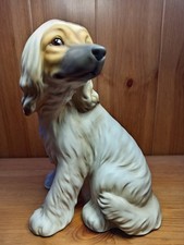 Dog Figurine Harvey Knox Afghan Hound Porcelain Dog