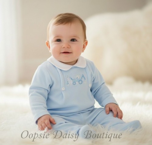 Boys blue little digger - boys,