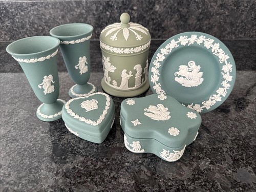 Wedgwood jasperware teal - wedgwood, sage