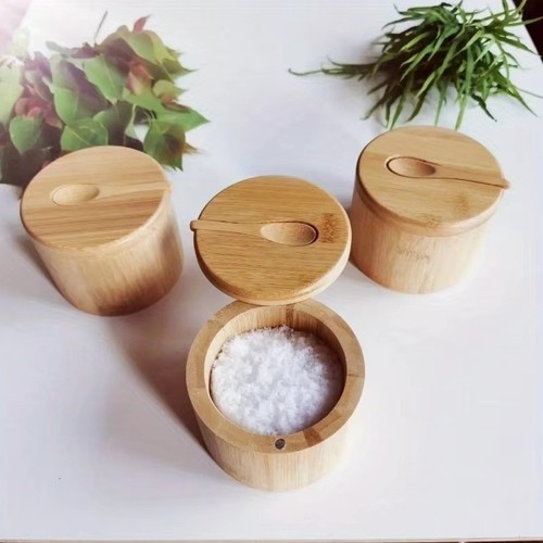 Wooden kitchen salt - ,