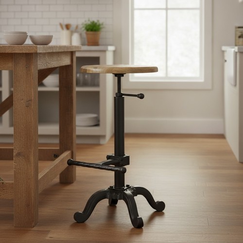 Industrial vintage bar stool - bar,