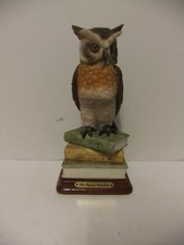 The Juliana Collection Wise Old Owl Standing on Books Figurine 