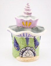 Very Cute Disney Royal Doulton Rani Fairy House Trinket Box ~ Water Lily Cavern