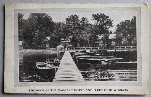 Fishing dock taggart hotel - taggart, row