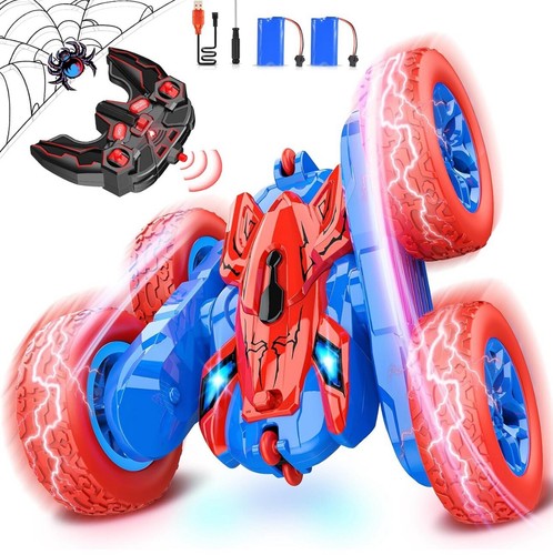 Spiderman stunt car remote - stunt,