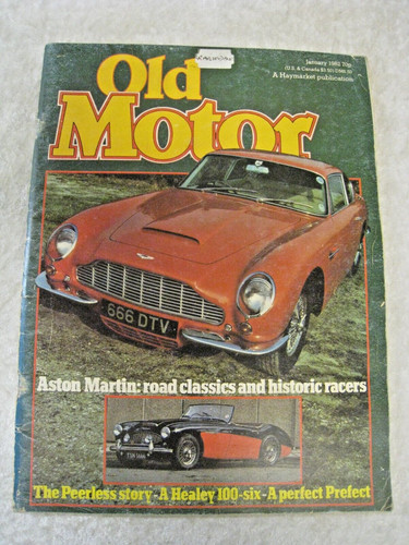 Old motor jan - 1982, aston