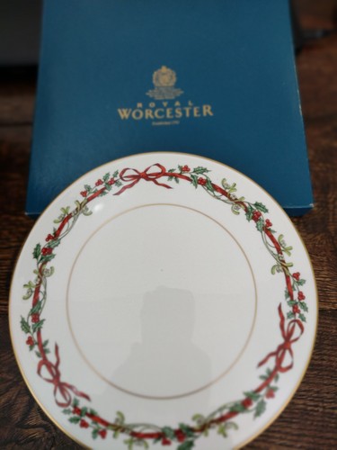 Royal worcester holly ribbons - royal,