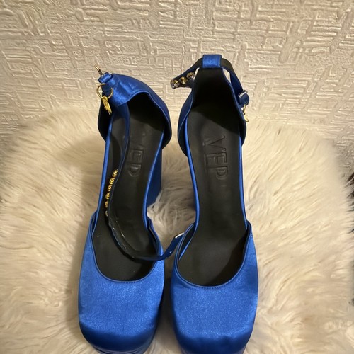 Royal blue satin versace - royal, high