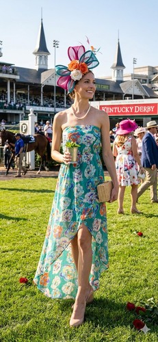 Dizzy lizzy teal - teal, floral