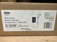 Mira Decor Black Onyx 1.1894.005 Thermostatic Electric Shower, 9.5kW