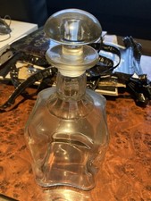 JACK DANIELS VINTAGE DECANTER 125th ANNIVERSARY GLASS BOTTLE EMPTY 