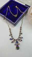 Antique Art Deco Iris Glass