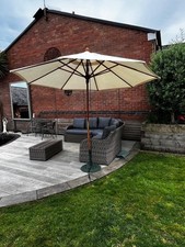 Octagonal Paul Reef Garden Parasol 2.9m in Diameter