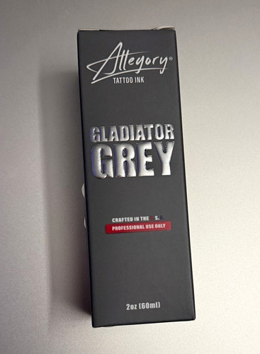 Allegory gladiator grey tattoo - gladiator,