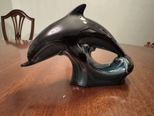 Vintage Poole Pottery Blue Dolphin Ornament British in V.Good Cond.