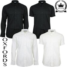 Relco Mens Oxford Black White