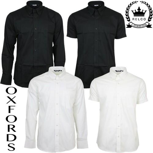 Relco mens oxford - oxford, black