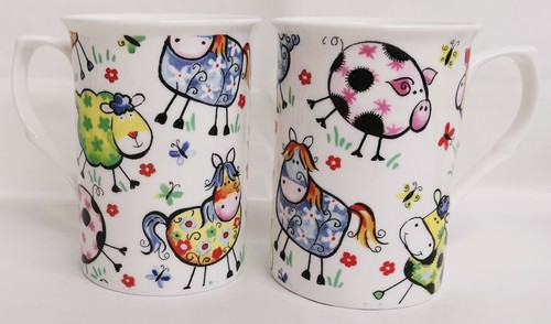 Crazy farm animals - crazy, mugs